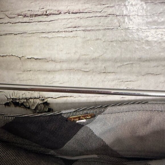 Free People Black Midi Pencil Skirt plaid size 2 - Picture 5 of 7